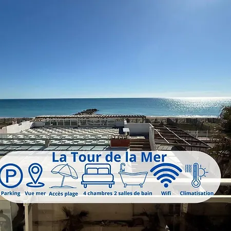 La Tour De La - Vue Avec Acces Direct - 150m2 - Clim - Parking Prive Apartamento
