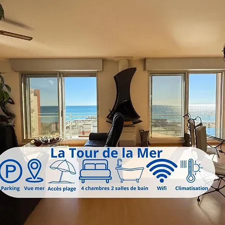 La Tour De La - Vue Avec Acces Direct - 150m2 - Clim - Parking Prive